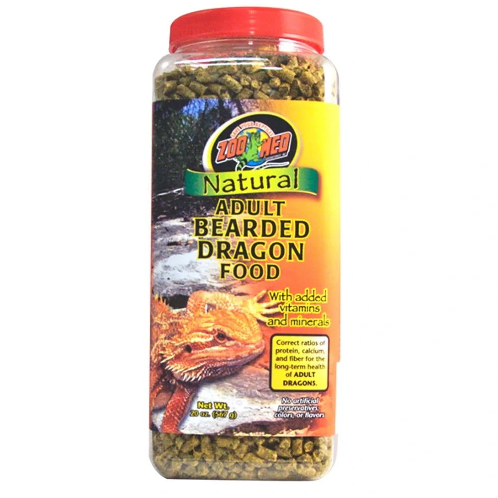 Zoo Med Natural Adult Bearded Dragon Food 567 Gram (Til Voksne skægagamer)